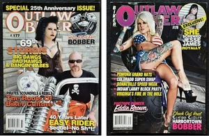 Outlaw Biker Magazine Lot- 177 / 179 – Motorcycles / Harley / Biker Lifestyles - Picture 1 of 2