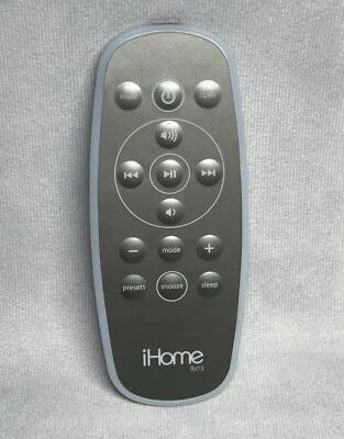 Control remoto gris iHome Rz13 OEM genuino probado usado Foto 1 de 4