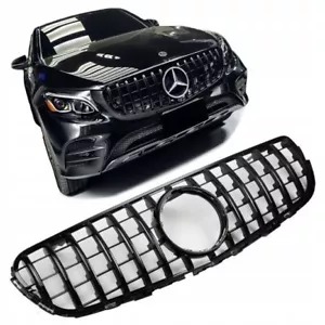 ✅ Calandre pour Mercedes Glc W253 X253 C253 AMG Gt Panamericana Noir - Picture 1 of 4