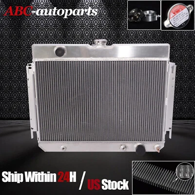 Radiador todo aluminio apto para Chevrolet Impala 5,7 L (AT) 1963-1968 1964 1965 1966 67 Foto 1 de 4