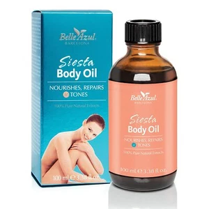 Belle Azul Siesta Body Oil - Firming, Toning & Moisturizing, 100ml - Picture 1 of 1