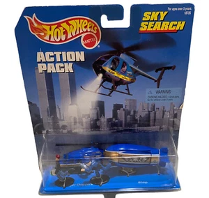 HOT WHEELS 1997 ACTION PACK "SKY SEARCH" TWIN TOWERS 18735 New Police Blimp AP2 - Picture 1 of 4