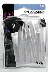 NYC ON LOCATION PROFESSIONAL ACCESSORIES 7 PIECE BRUSH & APPLICATOR SET - Picture 1 of 1