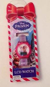 Disney Frozen Anna & Elsa Digital LCD Wrist Watch Toy - Picture 1 of 2