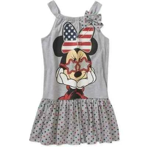 Disney - Minnie Mouse - Americana Glitter Fashion Dress - Sizes Small & Large - Picture 1 of 1