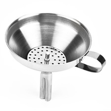 Stainless Steel Canning Funnel, Wide Mouth Jar Funnel w/ Handle kitchen tool oil