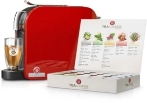 TEEKANNE Tealounge System Teemaschine rot Teekapselmaschine inkl. Starter-Box
