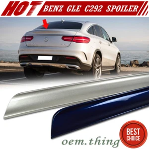 Painted Fit FOR Mercedes Benz GLE C292 Coupe Rear Trunk Lip Spoiler PUF 2019 - Picture 1 of 3