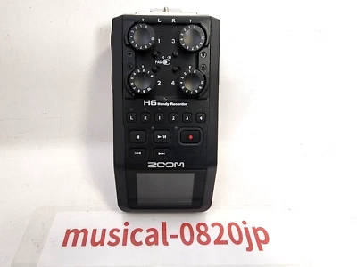 Zoom H6 Handlicher Recorder H6/BLK Linear PCM/IC Mikrofon Schwarz - Bild 1 von 3