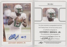2021 Leaf Memories 1990 Base Bronze Spectrum /99 Anthony Brown Jr #BA-ABJ Auto