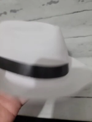 Lote 12 sombreros fedora gángster de plástico blanco y negro para fiesta/plástico  Foto 1 de 4