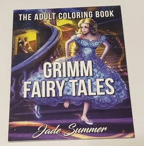 Rare OOP Jade Summer Grimm Fairy Tales Coloring Book - Imagen 1 de 1