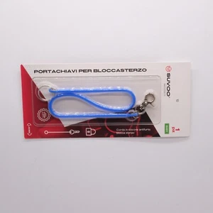 SUVOO - PORTACHIAVI PER BLOCCASTERZO CORDA IN SILICONE ANTIFURTO "LAC801" - Imagen 1 de 4