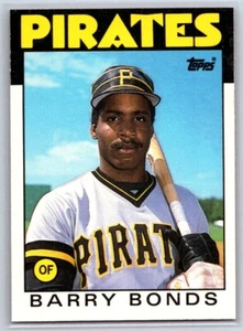BARRY BONDS -  1986 Topps #T11 - CENTERED - SHARP  CORNERS -  ROOKIE Card  8 - Picture 1 of 2