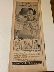 Anuncio de muñeca Sweet Sue talla real vintage 1954 - Imagen 1 de 1
