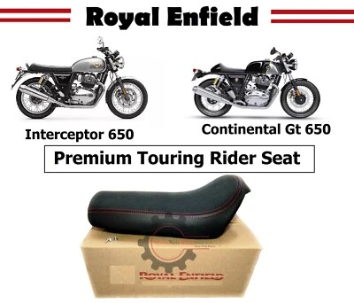 Royal Enfield "GT 650cc & Interceptor 650cc"" Premium Touring Rider Seat" - Photo 1/4
