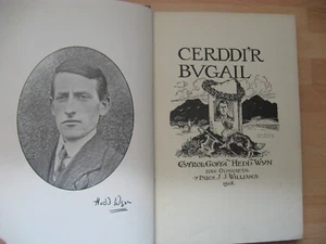 Hedd Wyn Cerddi'r Bugail 1918 1. Walisischer Krieg Dichter starb bei Passchendaele 1. Weltkrieg selten - Bild 1 von 18