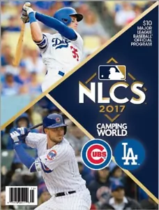 2017 NLCS PROGRAM MLB CHICAGO CUBS LOS ANGELES DODGERS STANTON BACK COVER - Picture 1 of 1