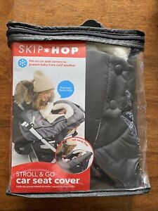 Skip Hop Stroll & Go Winter Car Seat Cover: Ultra Plush Fleece 27L x 16W