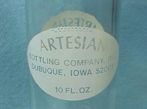 Artesian Soda 10oz   - Dubuque, IA  -  74 - Picture 1 of 1