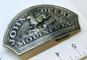 Gebrauchte John Deere 1876 Historical Trademark Gürtelschnalle 1983 Moline Ill. - Bild 1 von 4