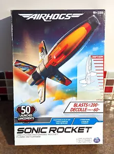 NEW Air Hogs Sonic Rocket 200ft High Flying Motorized 3 Power Modes Spin Master - Picture 1 of 9