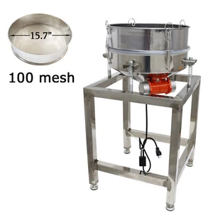 Electric Stainless Flour Vibrating Screen Shaker with 100 Mesh Screen 110V 50W - Picture 1 of 14