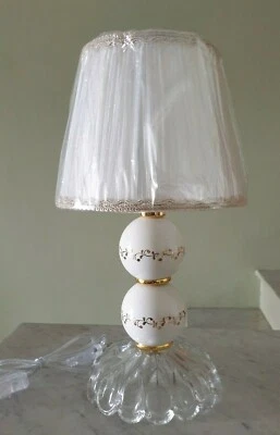 LUMI CRISTALLO E CERAMICA CON PARALUMI - ORIGINALI - NUOVI NEGOZIO - OFFERTA - Immagine 1 di 4