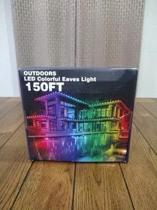 150FT Permanent Outdoors LED Colorful Eaves Lights 150FT (Read Description) - Picture 1 of 8