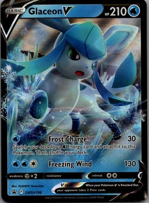 Glaceon V Promo SWSH: Sword & Shield Promo Cards SWSH196 NM - Image 1 of 2