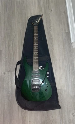 Jackson Performer PS-2 Solid Body Electric Guitar Green Japan 9616212 - Image 1 of 4