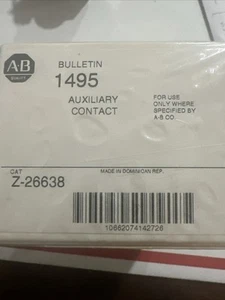 Allen - Bradley Bulletin 1495 Auxiliary Contact Cat Z-26638 - Picture 1 of 2