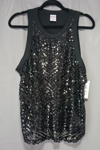 No Boundaries Sequin Tank Black Size Xxl 19 - Picture 1 of 7