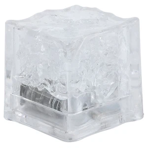 10Pcs Colorful Liquid Sensor LED Ice Cubes Light Flashing Glowing For Weddi Kit - Picture 1 of 12