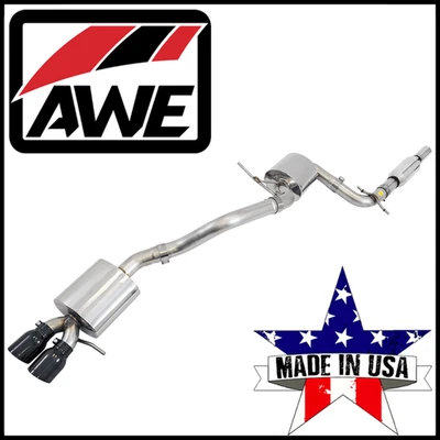 Sistema de escape trasero Cat AWE Touring 2,5" para Volkswagen Jetta 2005-2014 2,5 L Foto 1 de 2