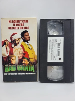 RARE 2004 Bad Santa Screener VHS Tape Christmas Holiday Comedy Movie Works - Image 1 of 4