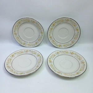 Lote de 4 platillos Noritake Ivory China Blossom Time 7150 Japón - Imagen 1 de 11