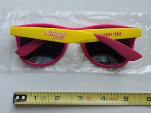 RARE NEW NATURAL LIGHT PROMO PINK SUNGLASSES LEMONADE VODKA FLAMINGO LOGO BRAND - Picture 1 of 5