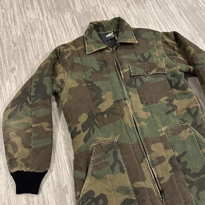 Vintage Coveralls Mens Saftbak Insulated Camo Zipper Hunting Overalls M / L - Image 1 of 4