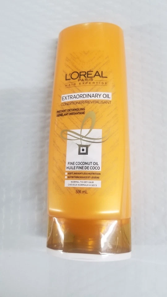 L'Oreal Paris Extraordinary Oil Fine Coconut Oil Conditioner 591 ML NEW - Image 1 of 1