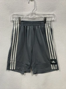 Adidas Youth Boy’s Gray Athletic Shorts Size Large 14/16 - Picture 1 of 6