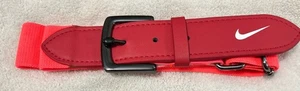 NIKE Baseball/Softball Adjustable Athletic Golf Belt One Size Red - Picture 1 of 4