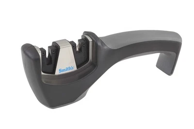 Kitchen IQ Gourmet Pull-Thru Carbide & Ceramic Knife Sharpener, Black - Image 1 of 2