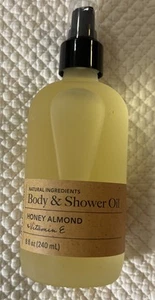 Olivia Care Honey Almond & Vit E Body & Shower Oil NEW 8 Oz Natural Ingredients - Picture 1 of 2
