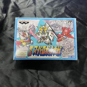 FC Software 2nd Super Robot Wars Box Instruction Card Card Postcard Famicom