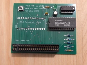 Sinclair ZX81 RAMPACK 32kB HRG and WRX-compatible, RESET button and power LED - Bild 1 von 13