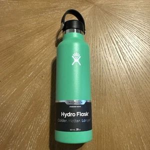 Hard-To-Find 21 oz. Hydro Flask "Spearmint"  Sports Cap, Standard Mouth - NEW - Picture 1 of 3