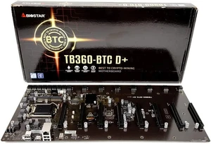 Biostar TB360-BTC D+ (Intel 8th & 9th Gen) LGA1151 SODIMM DDR4 8 GPU Mining M... - Picture 1 of 6