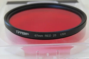 67mm Tiffen Red 25 Filter - High Quality - Picture 1 of 1