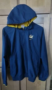 Sudadera con capucha cortavientos vintage Cal State Bears 1/4 cremallera azul marino Nike pequeña - Imagen 1 de 11